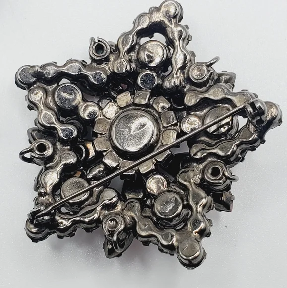 Juliana Delizza & Elster PINK D&E RARE brooch and earrings set pendant vintage - Picture 5 of 10